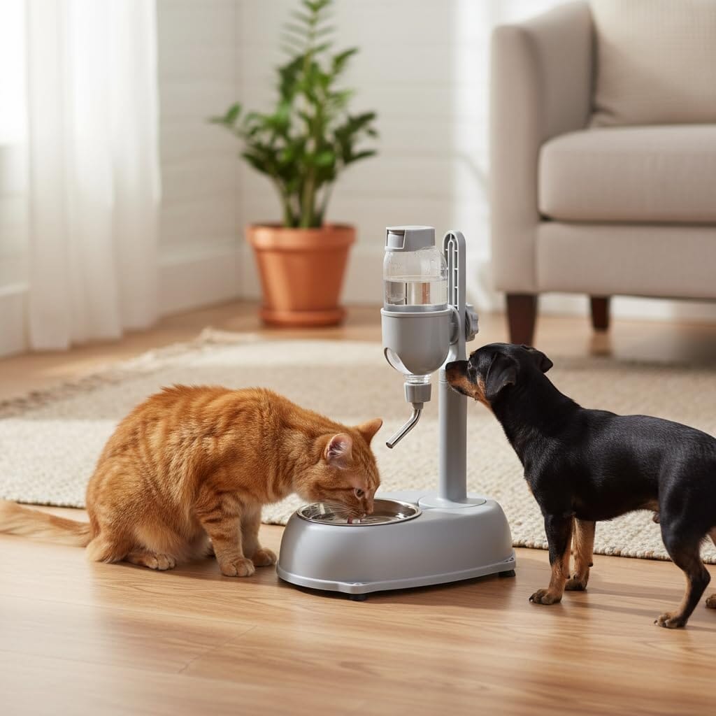 Adjustable Stand Pet Water Dispenser