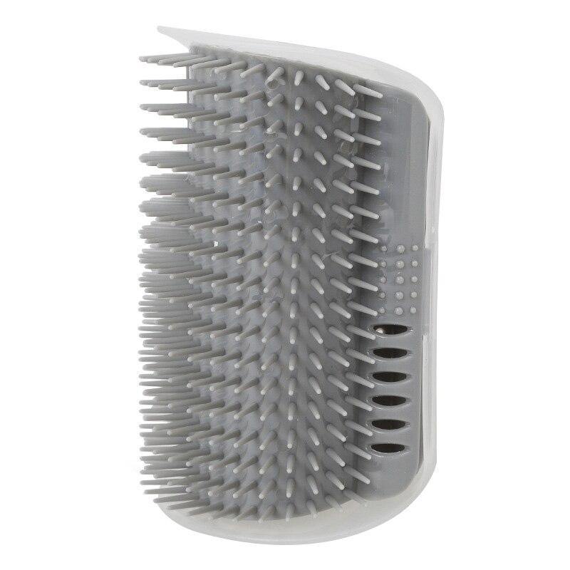 Corner-Mount Cat Grooming Brush