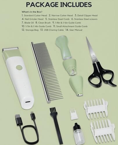 Four-in-One Paw Trimmer and Nail Grinder