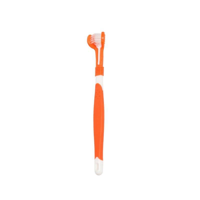 Three-Head Pet Toothbrush