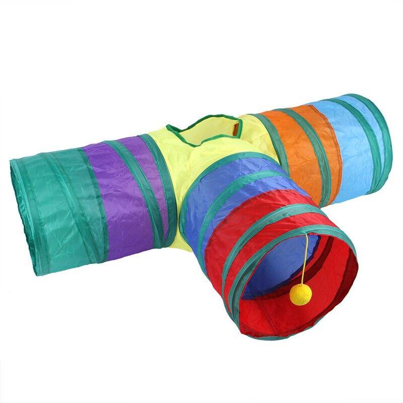 Three-Way Foldable Cat Tunnel