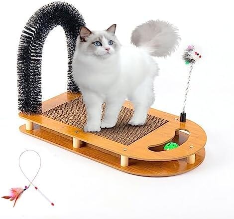 Five-in-One Cardboard Cat Scratcher