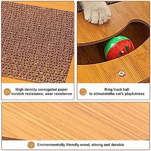 Five-in-One Cardboard Cat Scratcher