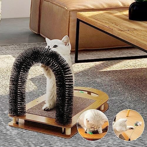 Five-in-One Cardboard Cat Scratcher