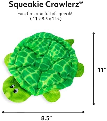 Turtle Plush Multi-Squeaker Dog Toy