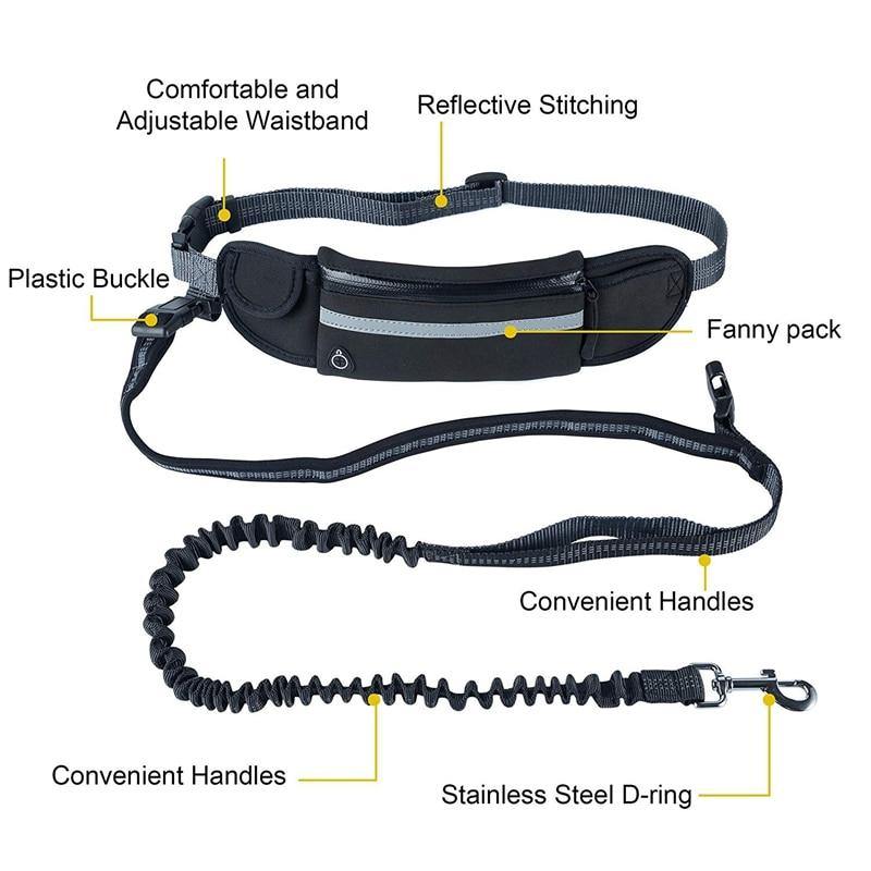 Hands-Free Waist Dog Leash