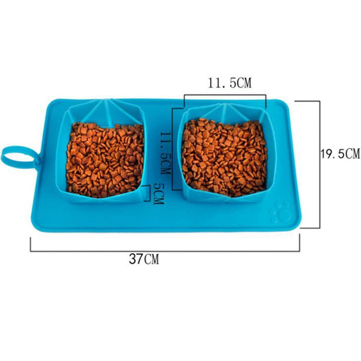 Foldable Silicone Pet Travel Bowl