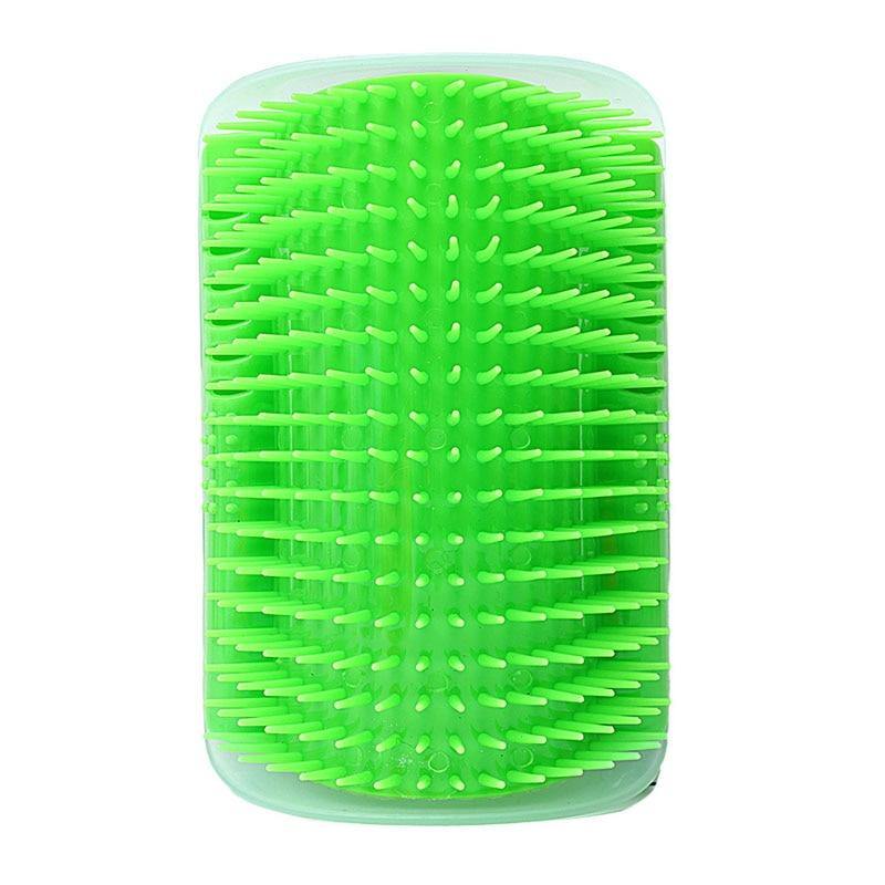 Corner-Mount Cat Grooming Brush