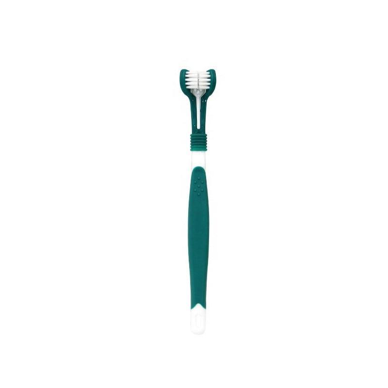 Three-Head Pet Toothbrush