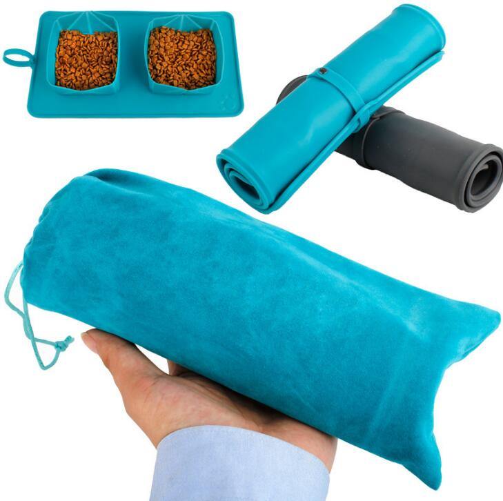Foldable Silicone Pet Travel Bowl