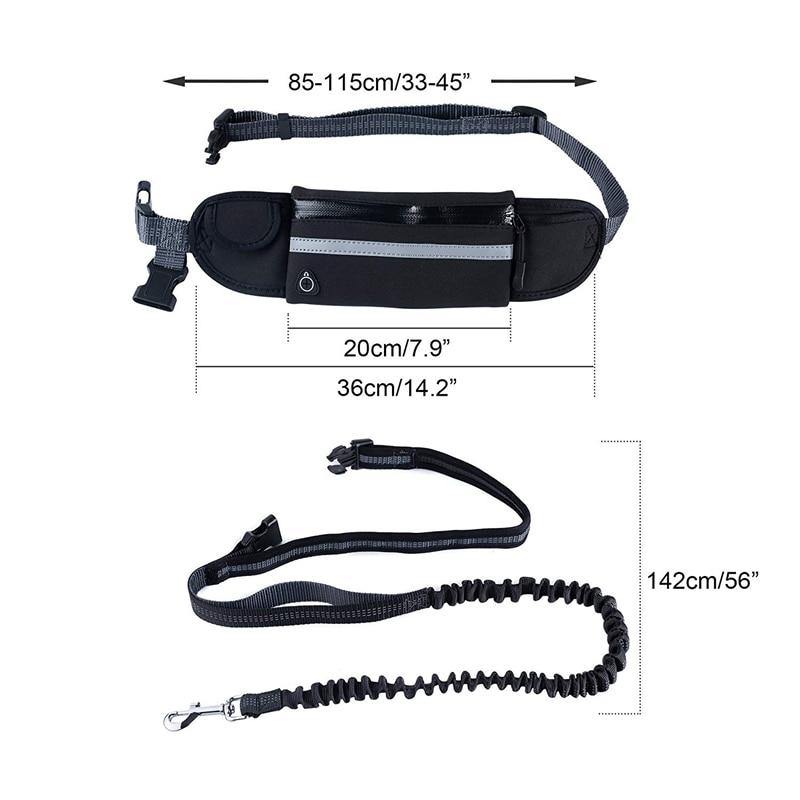 Hands-Free Waist Dog Leash