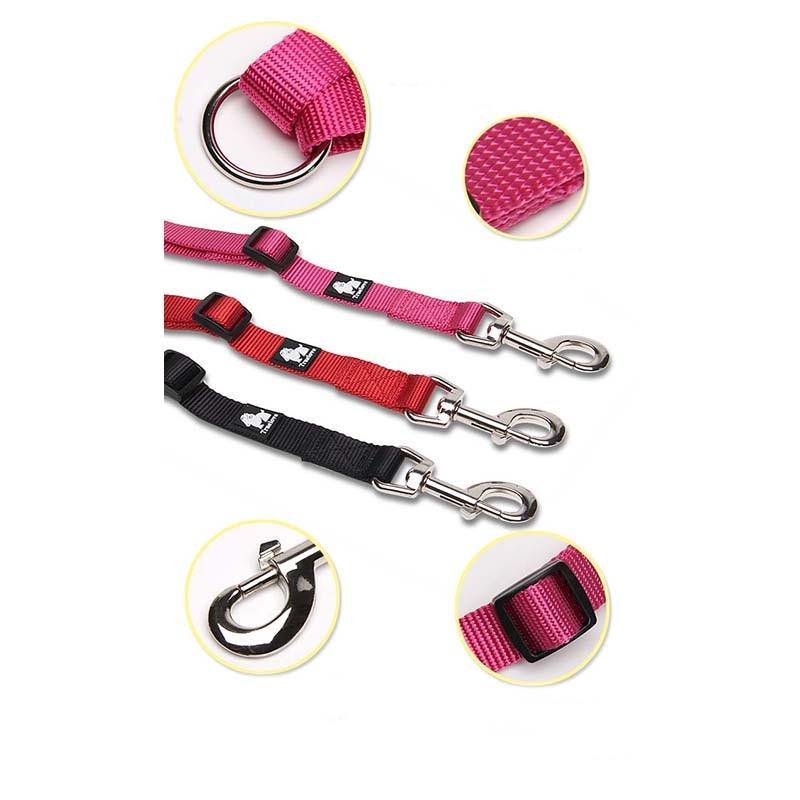 Double Nylon Running Dog Leash