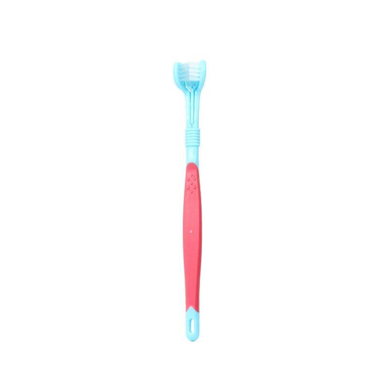 Three-Head Pet Toothbrush