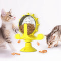 Interactive Cat Windmill Treat Toy