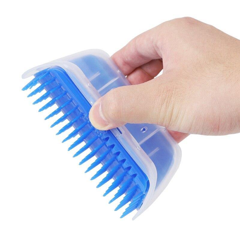 Corner-Mount Cat Grooming Brush