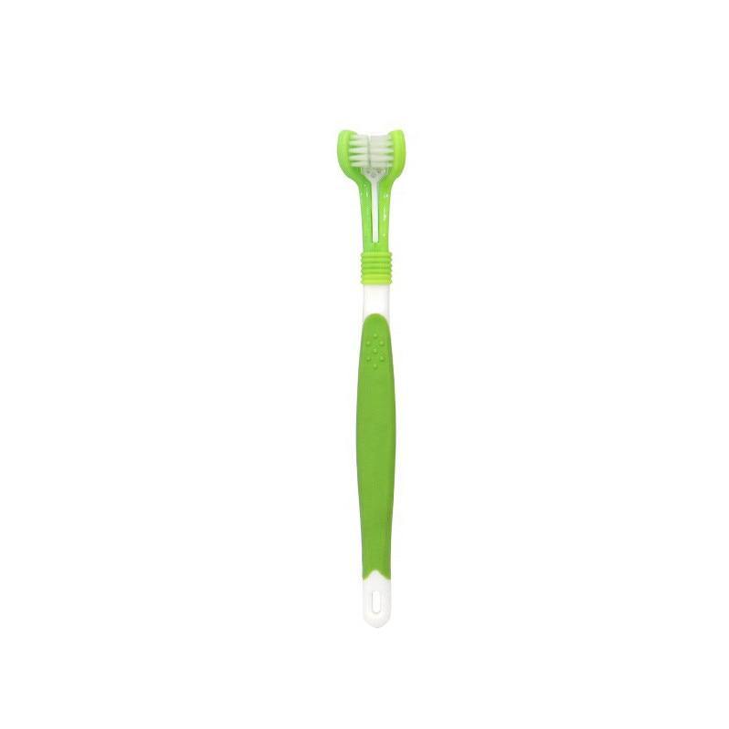 Three-Head Pet Toothbrush