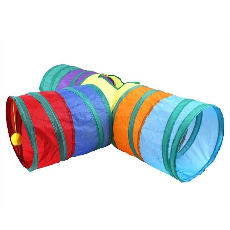 Three-Way Foldable Cat Tunnel