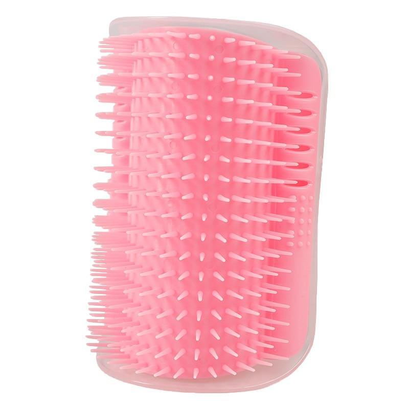 Corner-Mount Cat Grooming Brush