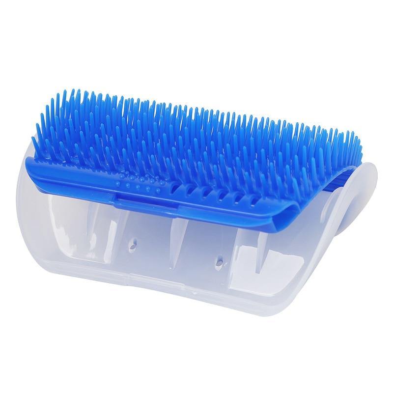 Corner-Mount Cat Grooming Brush