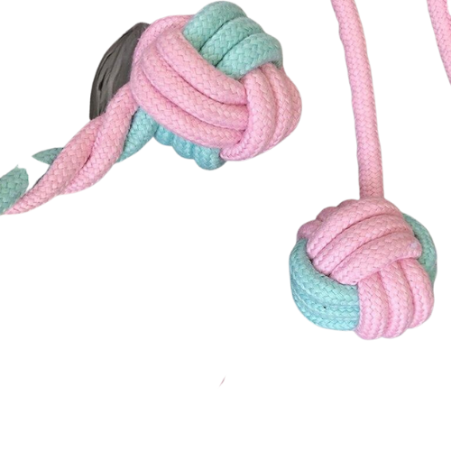 Six-Piece Dog Rope Ball Toy Set