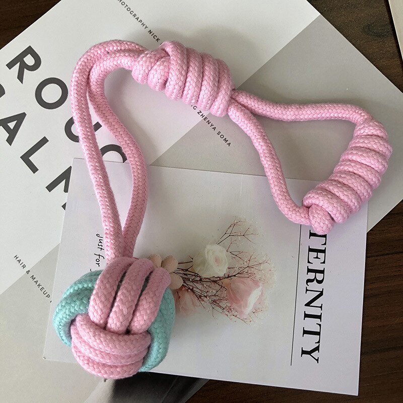 Six-Piece Dog Rope Ball Toy Set
