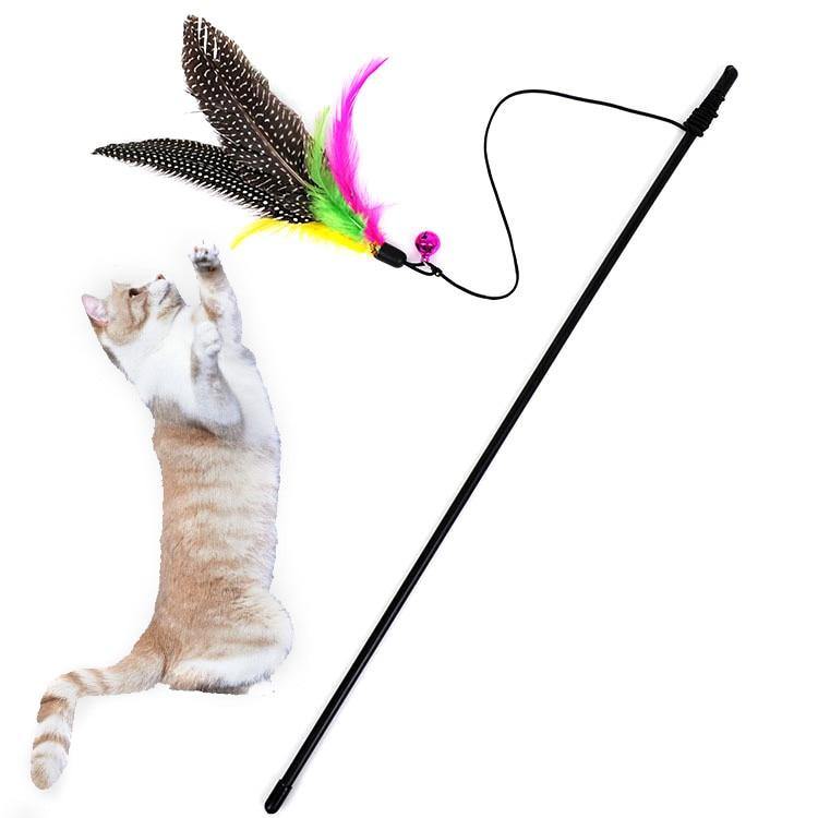 Feather Cat Teaser Wand