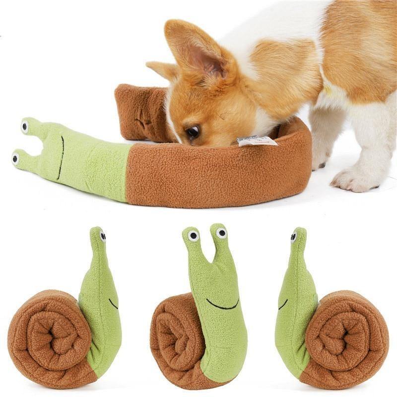 Snail Dog Snuffle Puzzle Toy