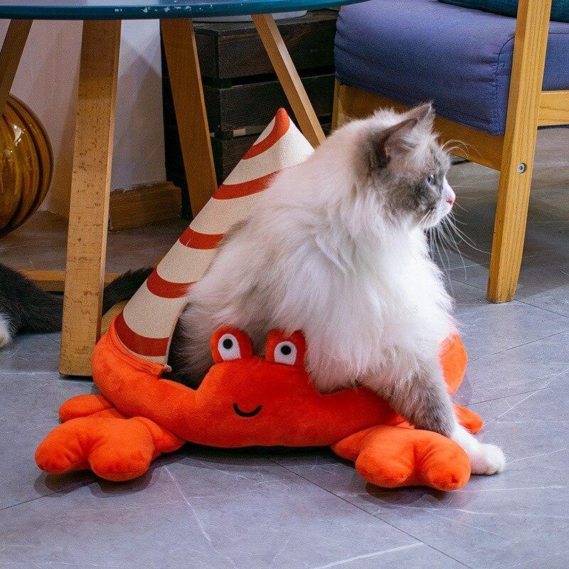 Sea Creature Covered Cat Bed
