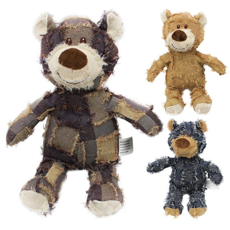 Bear Plush Squeaky Dog Toy