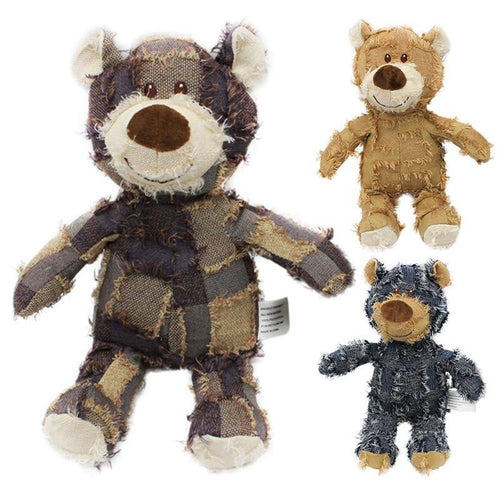 Bear Plush Squeaky Dog Toy