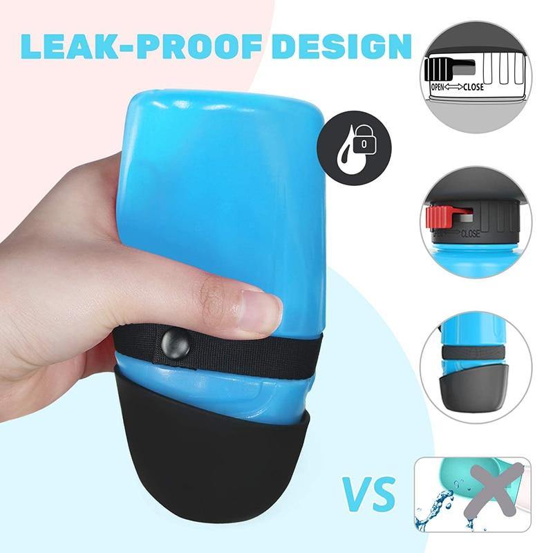 Two-in-One Portable Pet Water Bottle