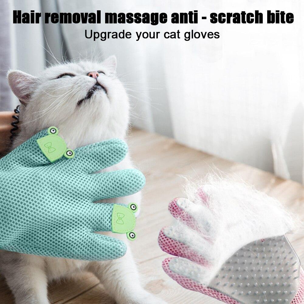 Pet Deshedding Grooming Glove