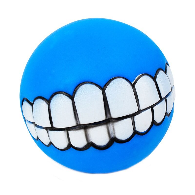Smile Squeaky Dog Ball