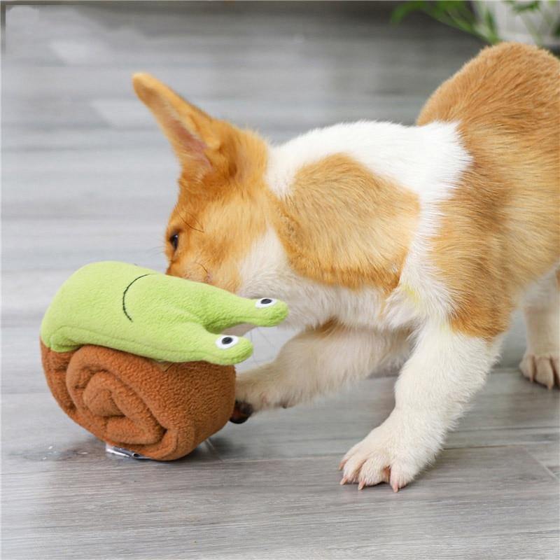 Snail Dog Snuffle Puzzle Toy
