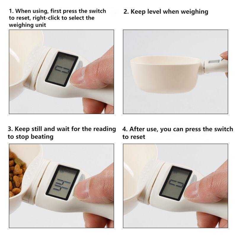 Pet Food Measuring Scoop Scale