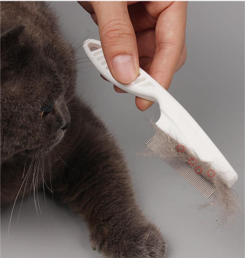 Fine-Tooth Pet Grooming Comb