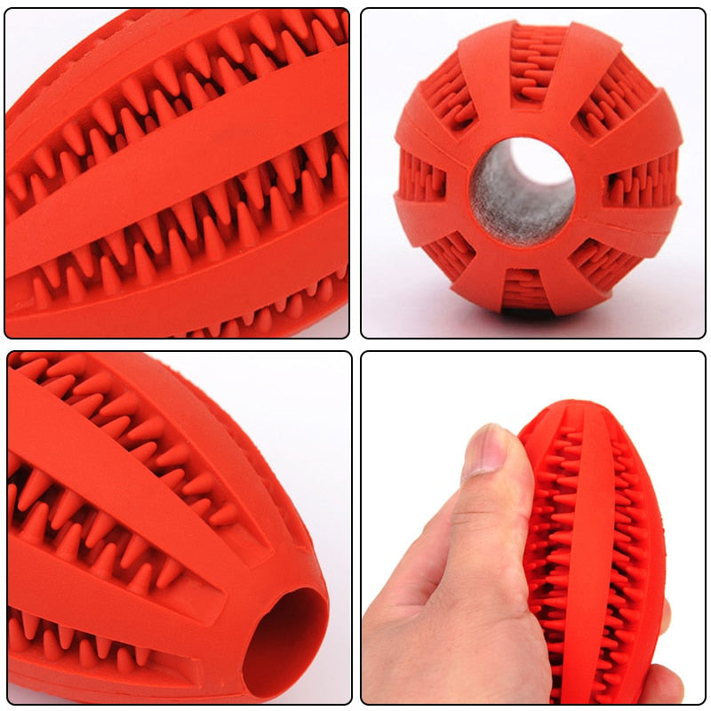 Football Treat-Dispensing Dog Toy