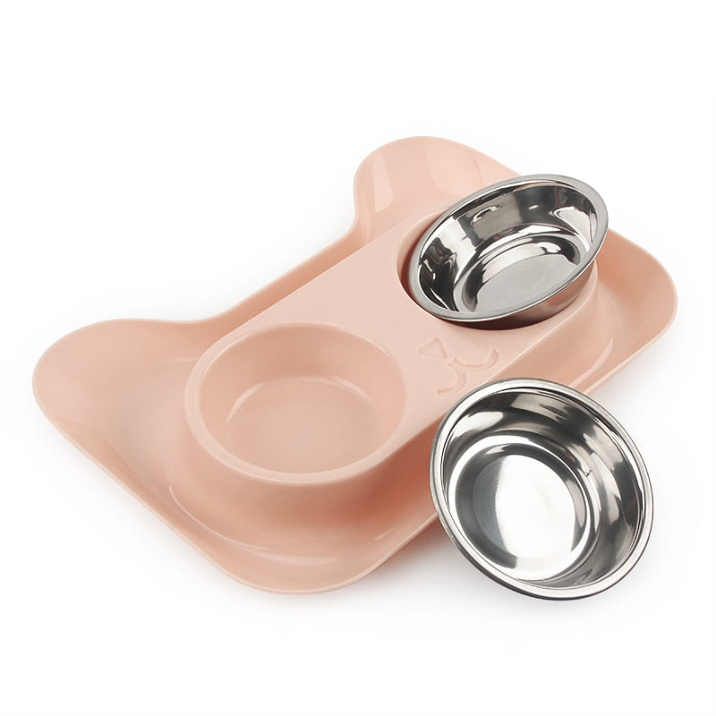 Elevated Double Pet Food Bowl