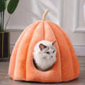Pumpkin Cat Hideaway Bed