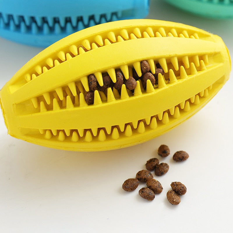 Football Treat-Dispensing Dog Toy