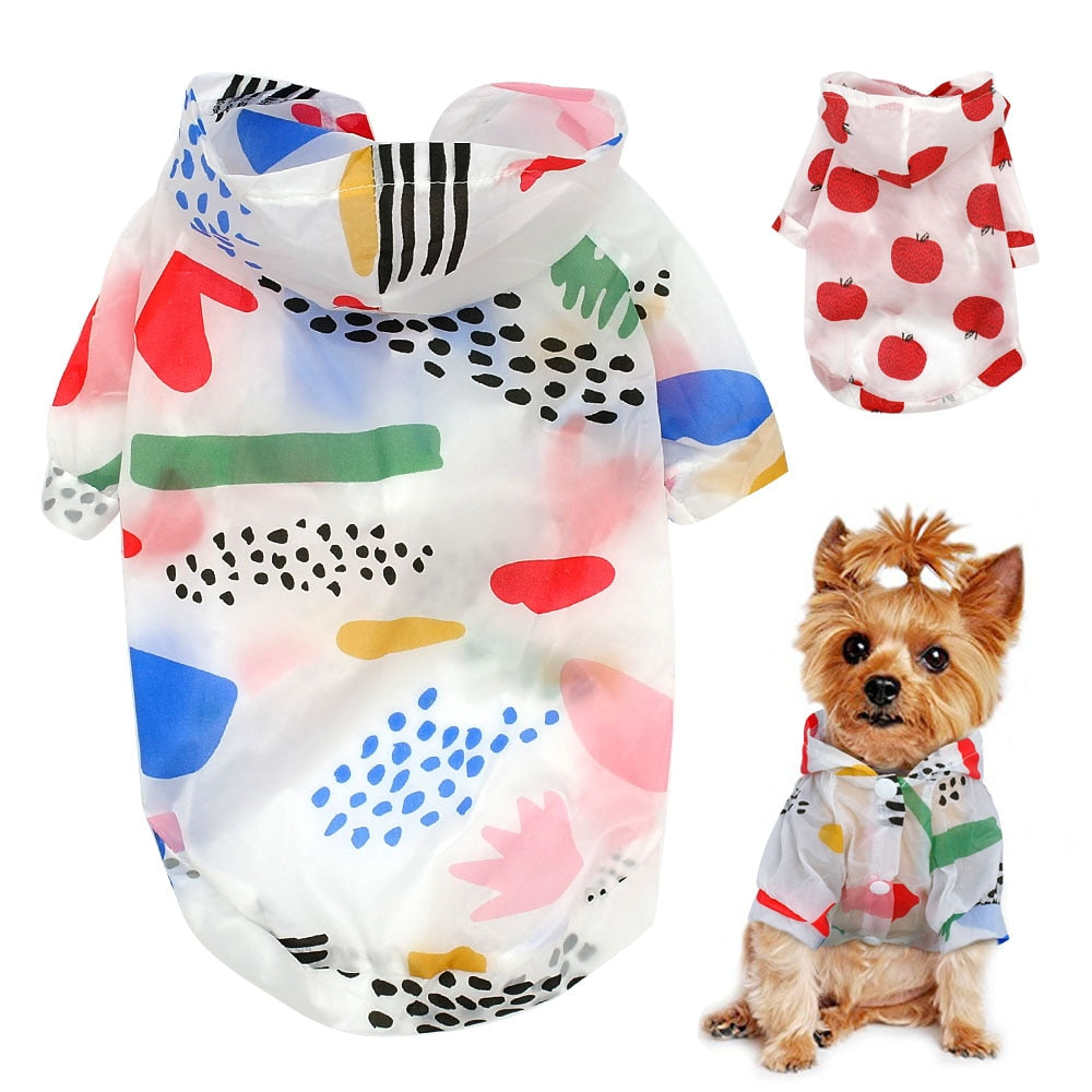 Dog Sun Hoodie Poncho