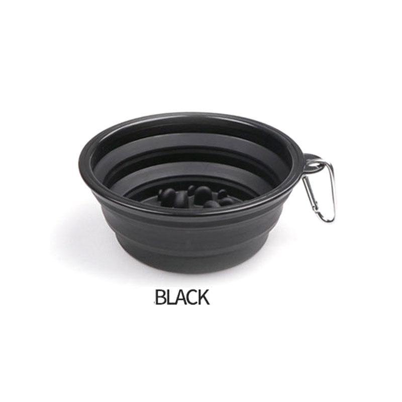 Collapsible Travel Slow Feeder Bowl