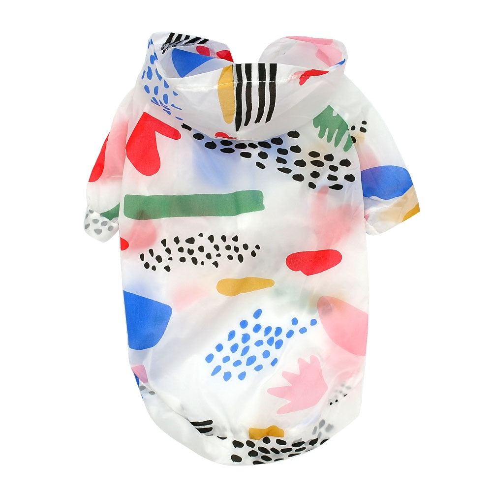 Dog Sun Hoodie Poncho