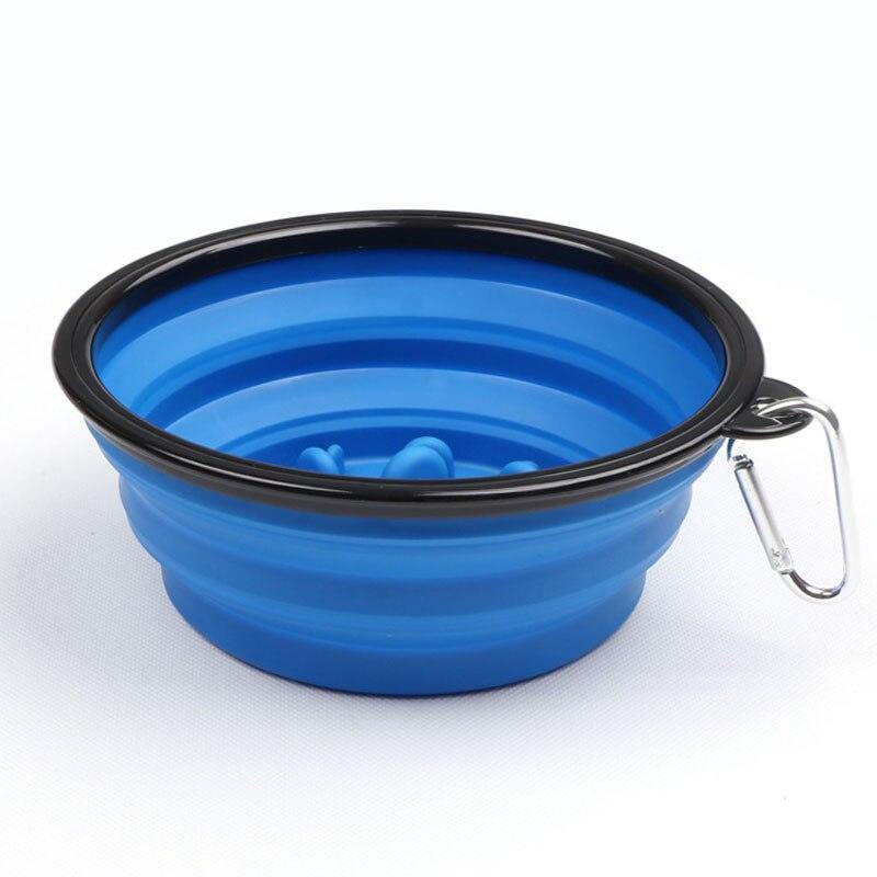 Collapsible Travel Slow Feeder Bowl