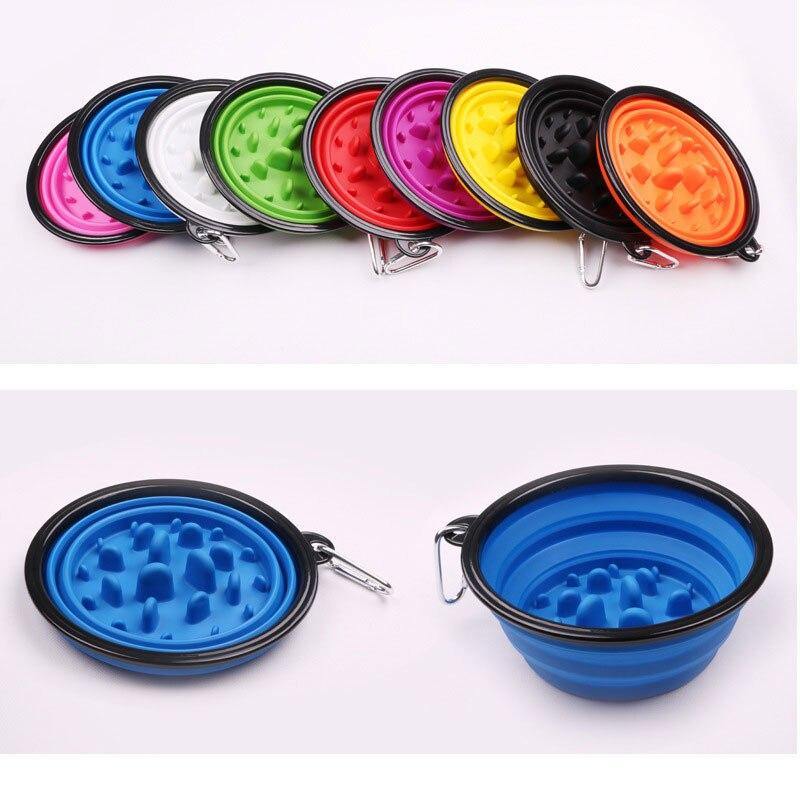 Collapsible Travel Slow Feeder Bowl