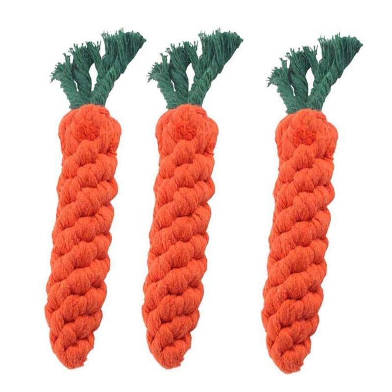 Carrot Rope Dog Chew Toy