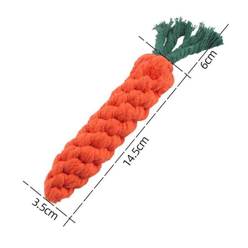 Carrot Rope Dog Chew Toy