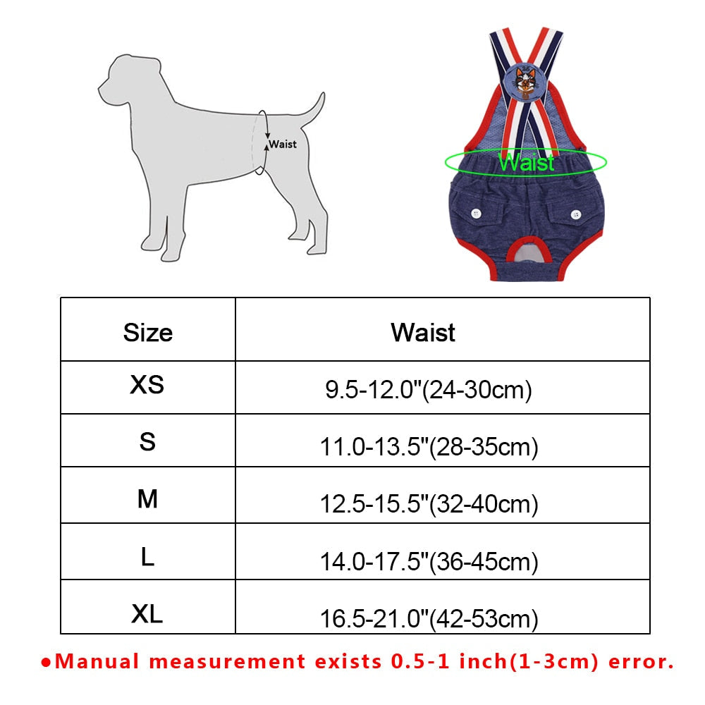Washable Dog Diaper Pants