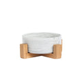 Marble-Style Ceramic Pet Bowl