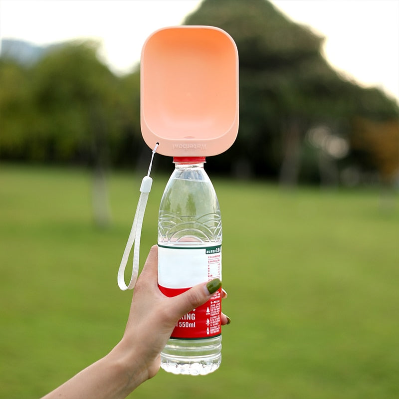 Clip-On Bottle Pet Drinking Bowl